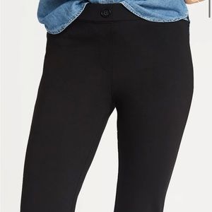 Betabrand Skinny-Leg | Two-Pocket Dress Pant Yoga Pants (Black)